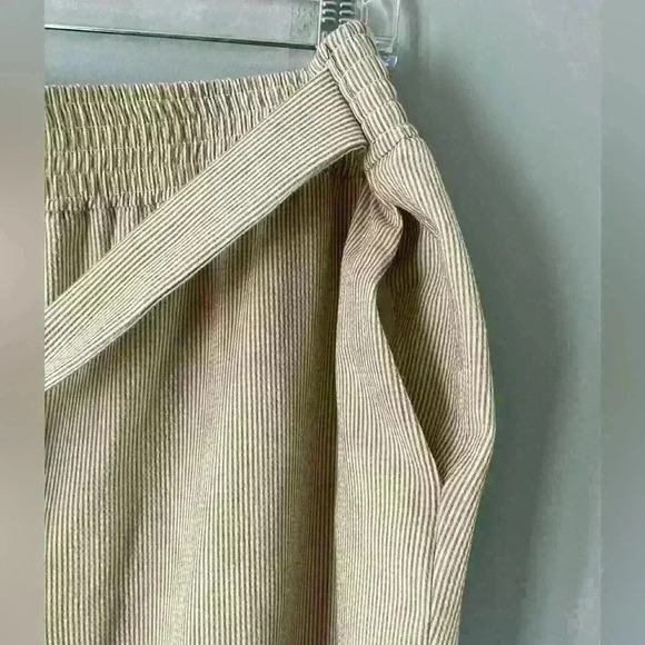 Calvin Klein belted wide leg pants size 0x - Picture 3 of 8